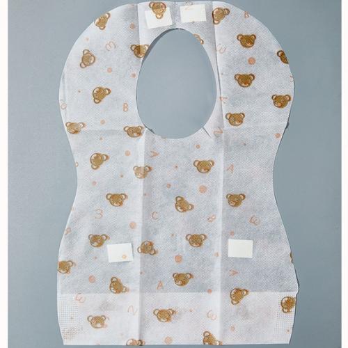 Cina Customized Non woven Disposable Feeding Kids Bibs Waterproof Apron Produttore