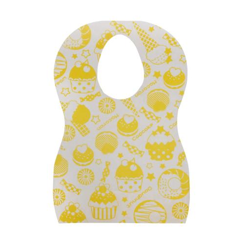Cina Disposable Baby Apron with Pocket Waterproof PE Printed Bib Produttore