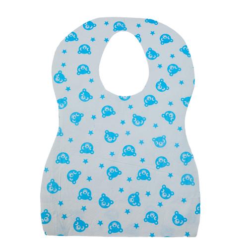 Cina High Quality Individual Package Waterproof Disposable Baby Bibs in Feeding Produttore
