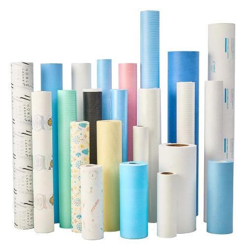 Cina Disposable Paper Sheet Ultrasonic Examination Bed Sheet Roll Couch Roll Medical Bed Paper Medical Roll Produttore