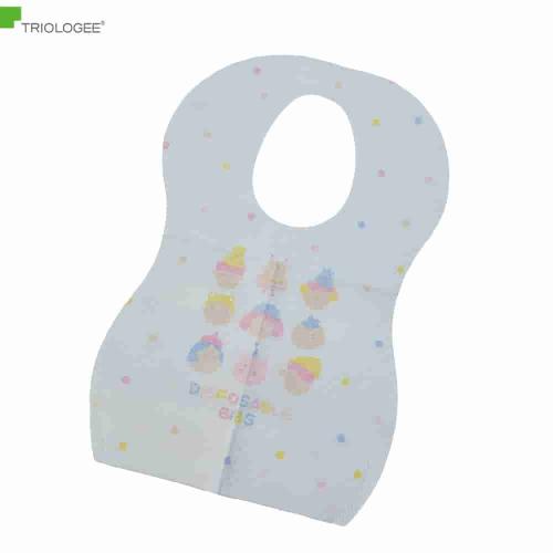 Cina Medical Care Disposable Bib, Class I Medical Device CE Certified Paper+PE Film with Pocket for Clinical Nursing & Home Health Use Produttore
