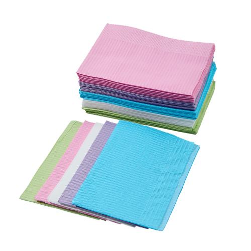 Cina Professional Dental Clinic Hand Hygiene Disposable Bib, CE/ISO Certified Paper+Film Waterproof Wipe for Dentist & Dental Staff Use Produttore