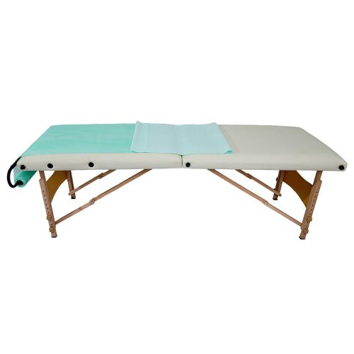 Cina Hospital Outpatient Hand Hygiene Disposable Bed Sheet Roll, CE Certified PP+PE Non-Woven Wipe for Medical Staff Produttore