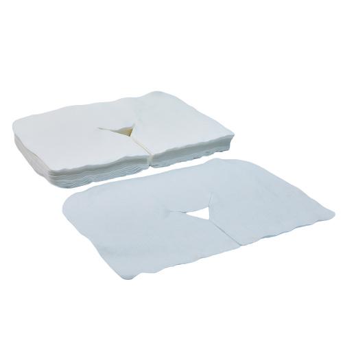 Cina Disposable Non Woven Headrest Covers Spa Massage Table Face Cradle Pillow Protectors Hygienic Chair Sheets Produttore