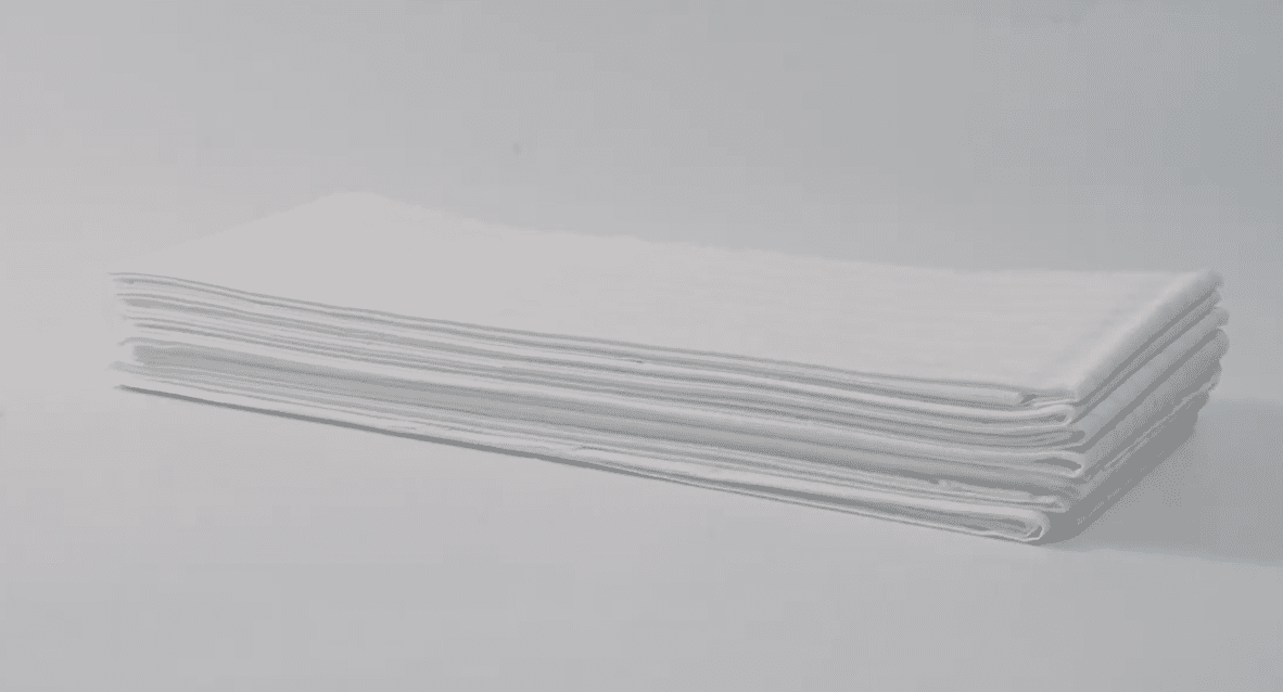 Lenzuolo monouso per esame in carta impermeabile, rinforzato, a 3 strati, goffrato