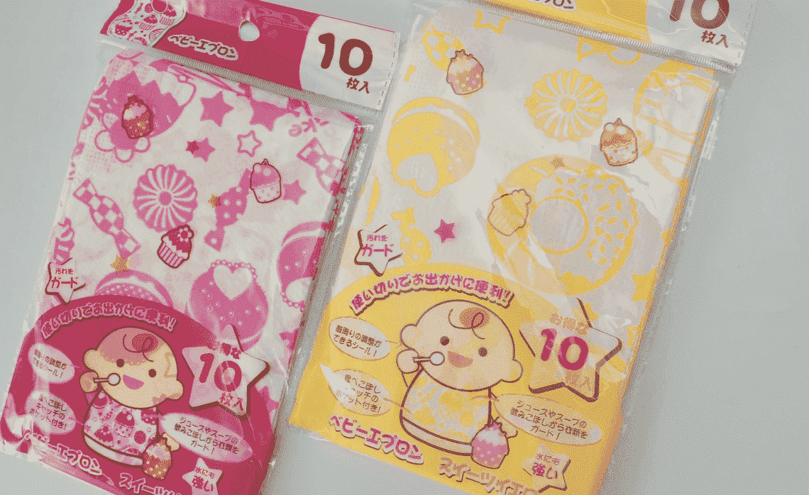 Bavaglini di carta usa e getta impermeabili con stampa a fumetti per neonati da viaggio