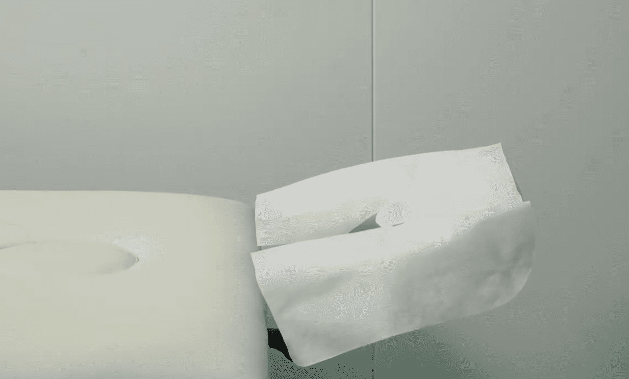 Fabbrica cinese ISO monouso copertura per il viso copertura per il viso in tessuto non tessuto monouso massaggio